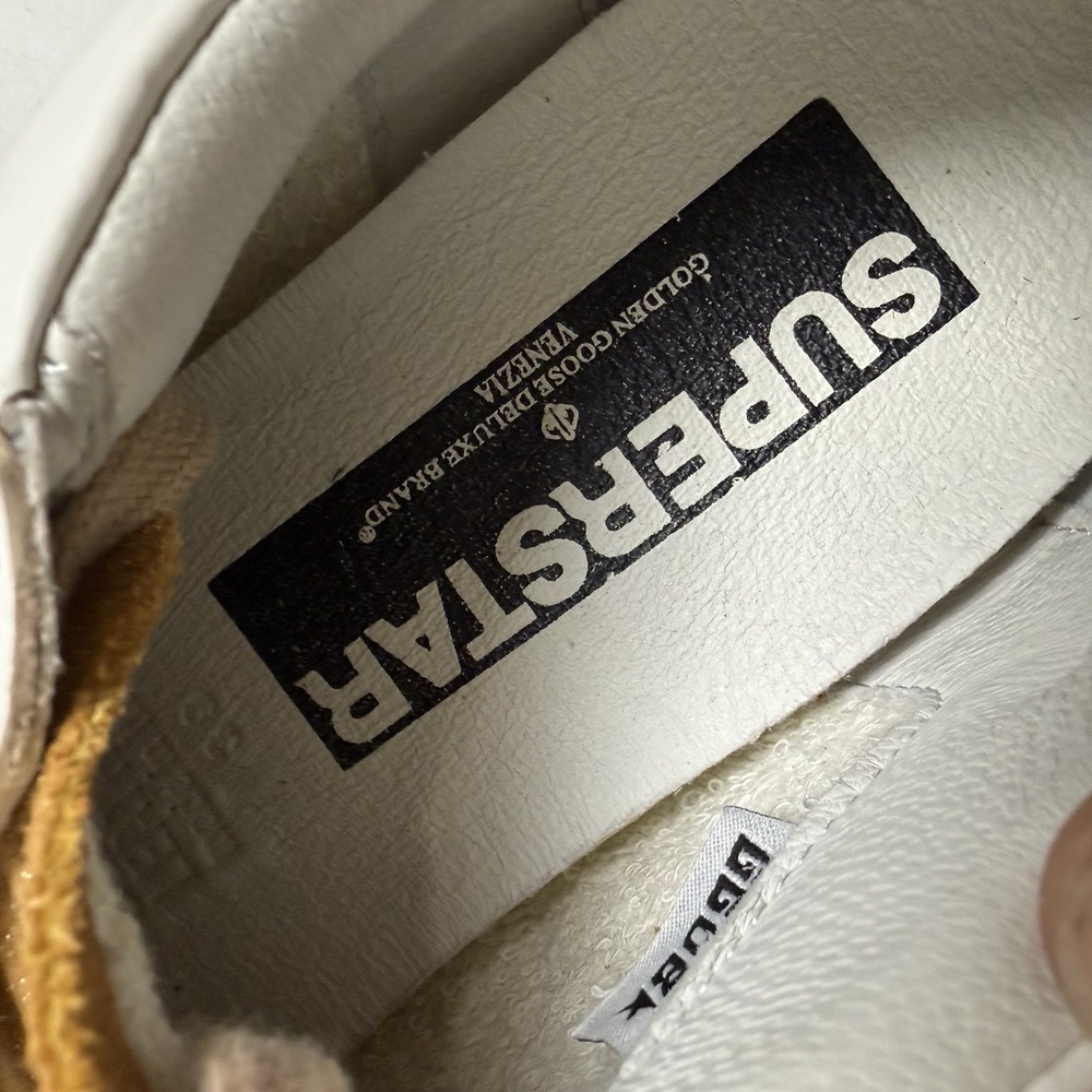 Golden Goose Superstar Star Low Top Shoe Size 39 - Picture 7 of 9
